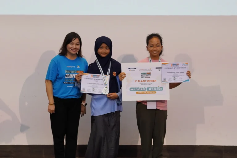 Juara English Memory Challenge Tangerang Memory Competition 2